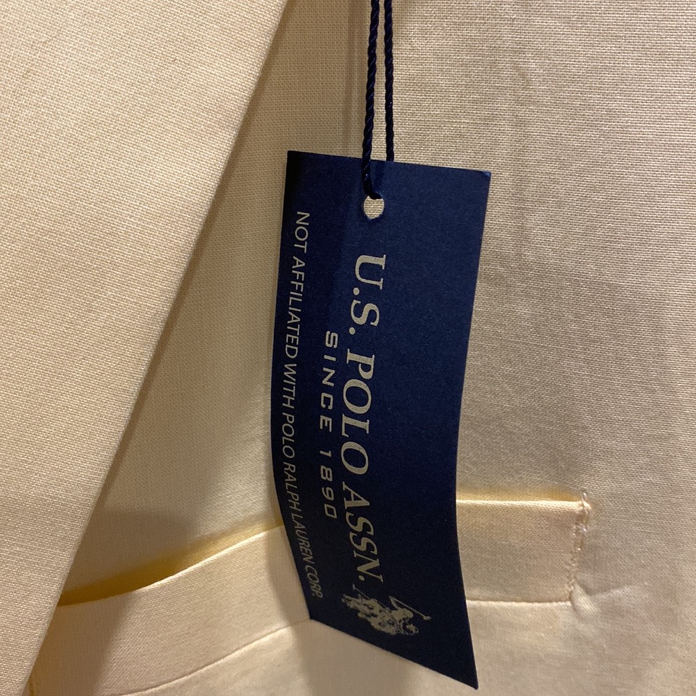 US POLO ASSN MENS NWT YELLOW JACKET 42 L - Picture 4 of 14